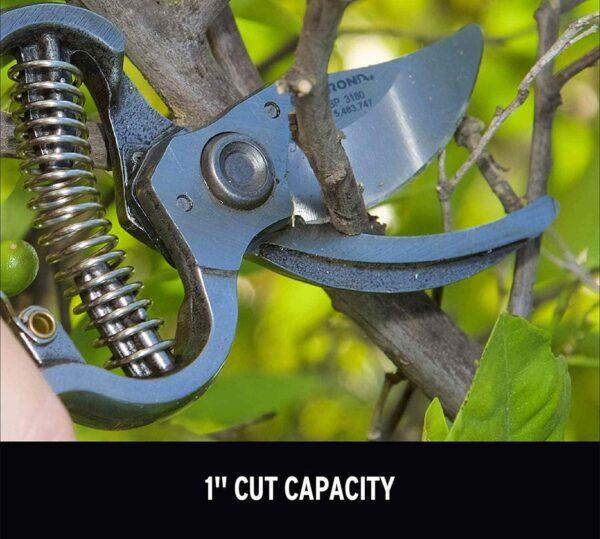 Forged Classic Bypass Pruner with 1 Inch Cutting Capacity